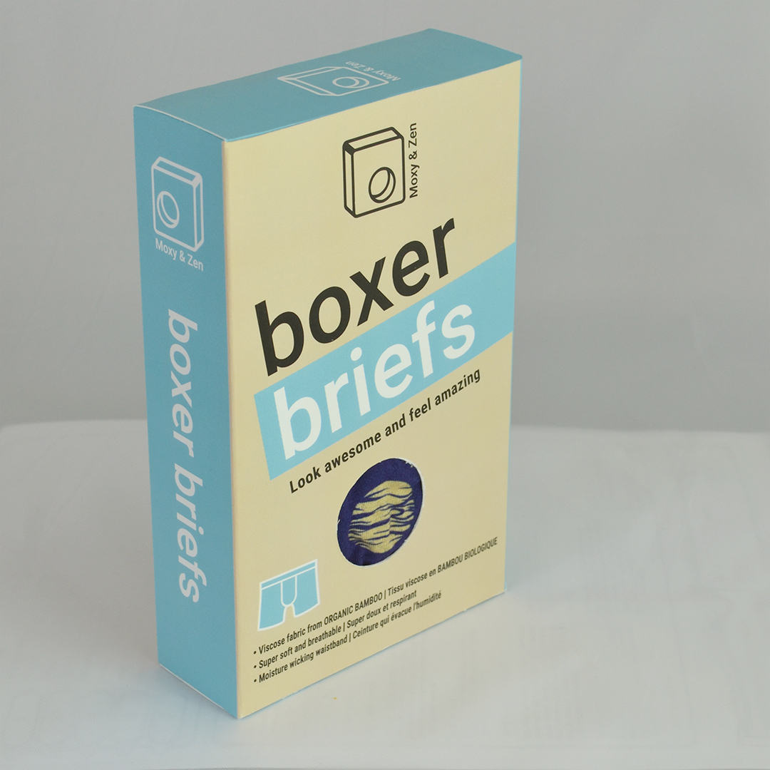 Cosmic Exploration underwear – retail packaging