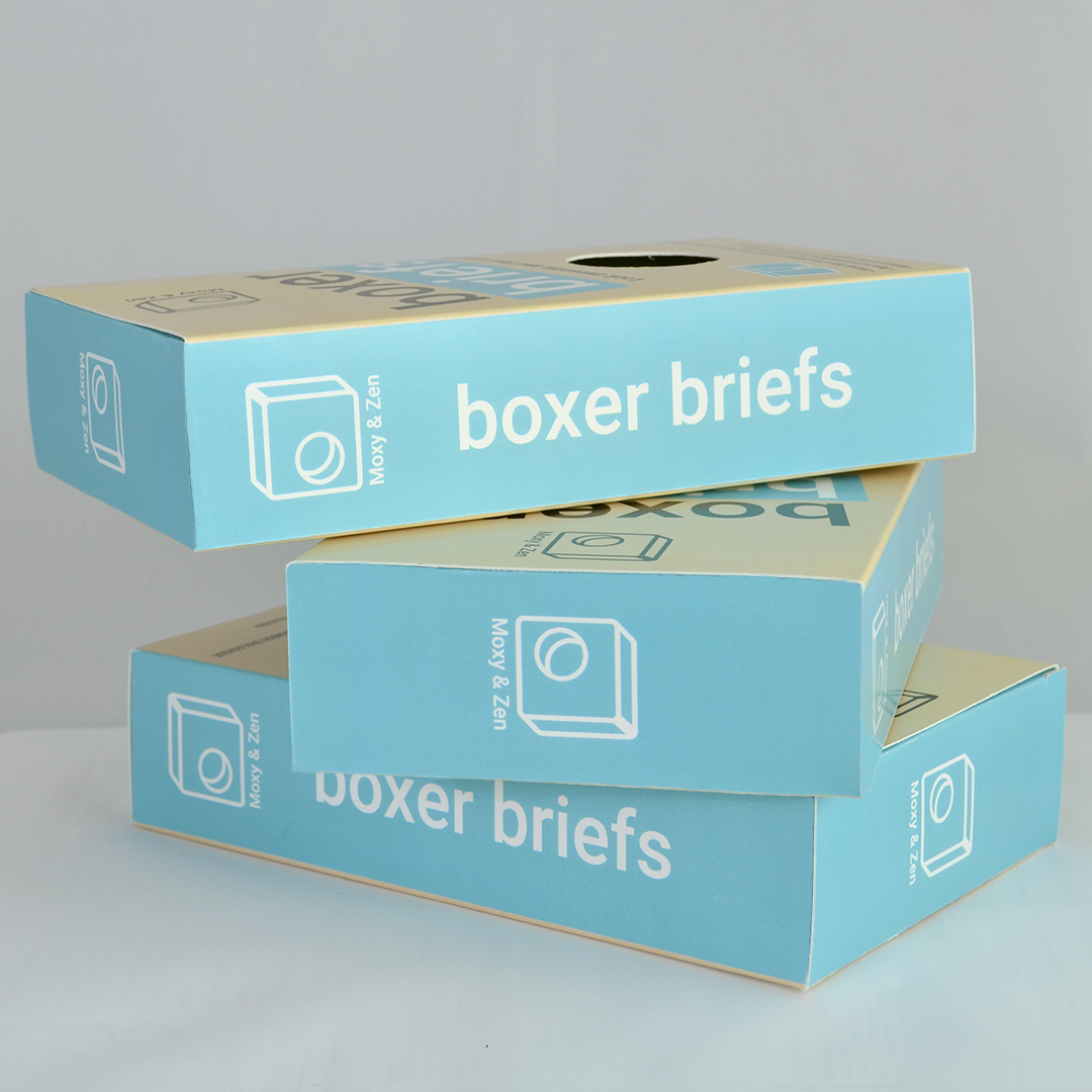 Underwear retail packaging