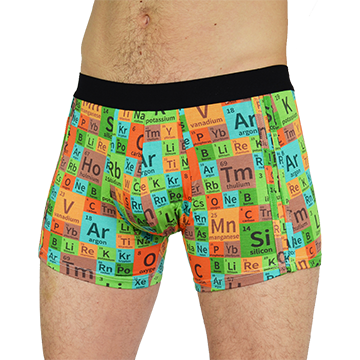 Men's Trunks in Periodic Table