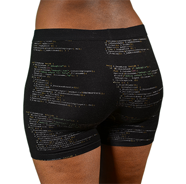 Women's Boxer Briefs in Doom Code