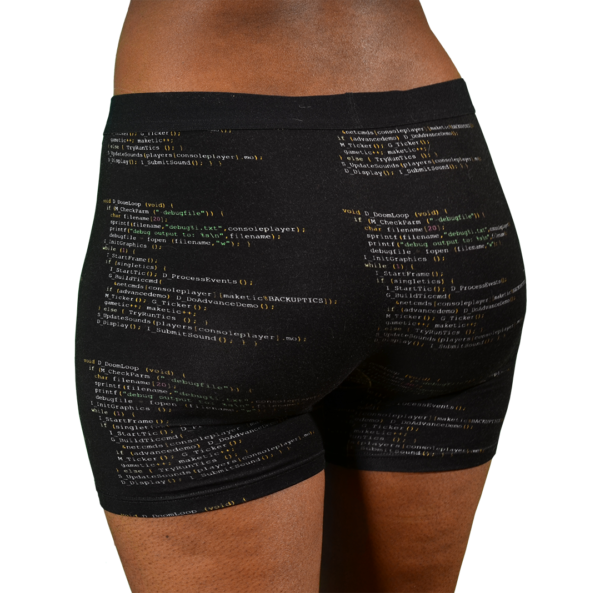 Women's Boxer Briefs with Doom Code